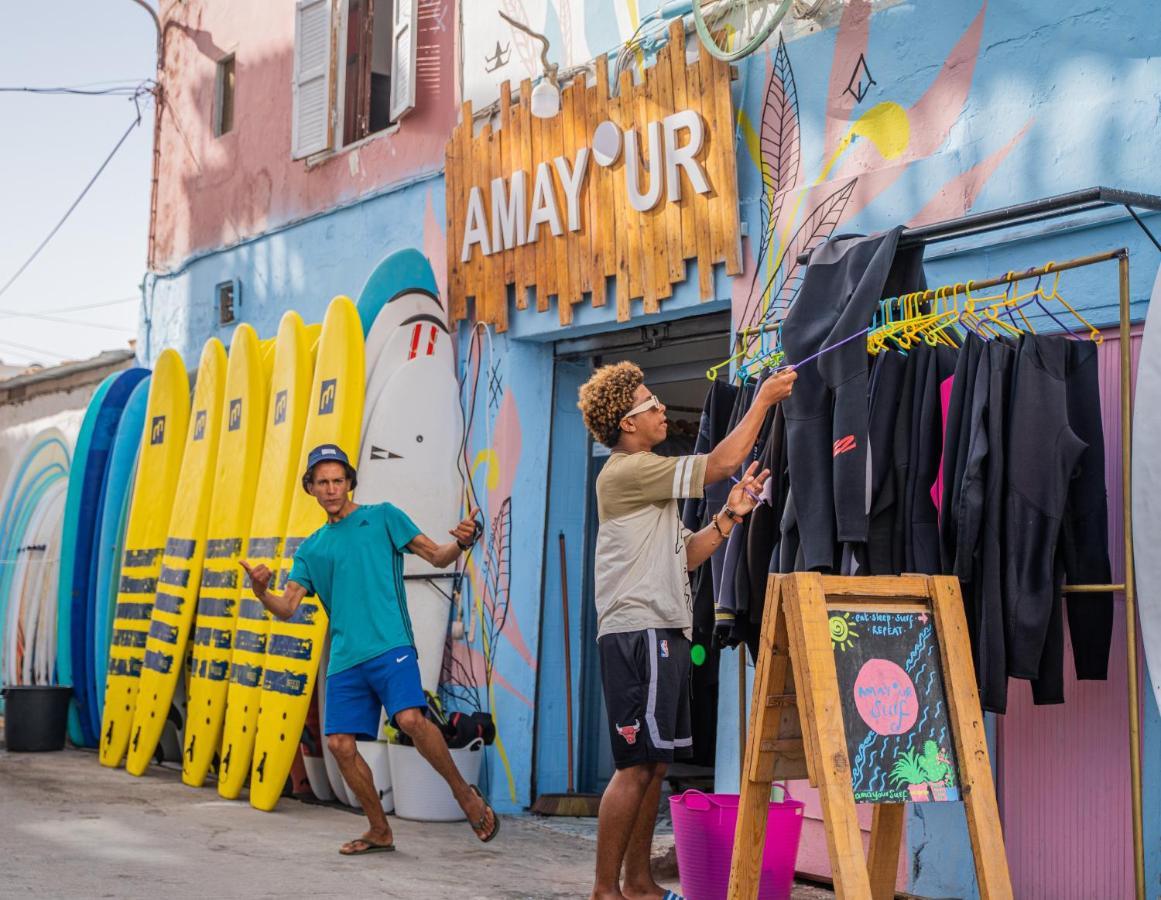 Amayour Surf Hostel Taghazout Dış mekan fotoğraf